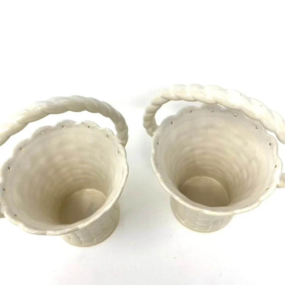 Target Home Set Of 2 Ceramic Mini Baskets Springtime Easter Decor